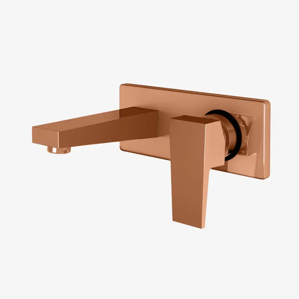 Wall Mounted Concealed Basin Mixer With Spout - Image 3